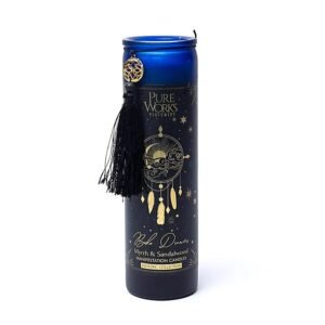 Boho Dreams Manifestation Candle (300 g) – Myrrh & Sandalwood