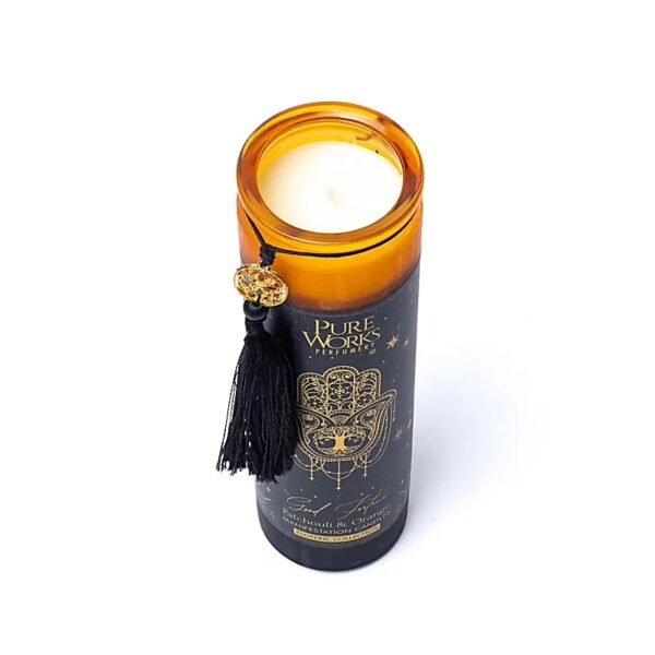 Good Fortune Manifestation Candle – Patchouli & Orange 300 g