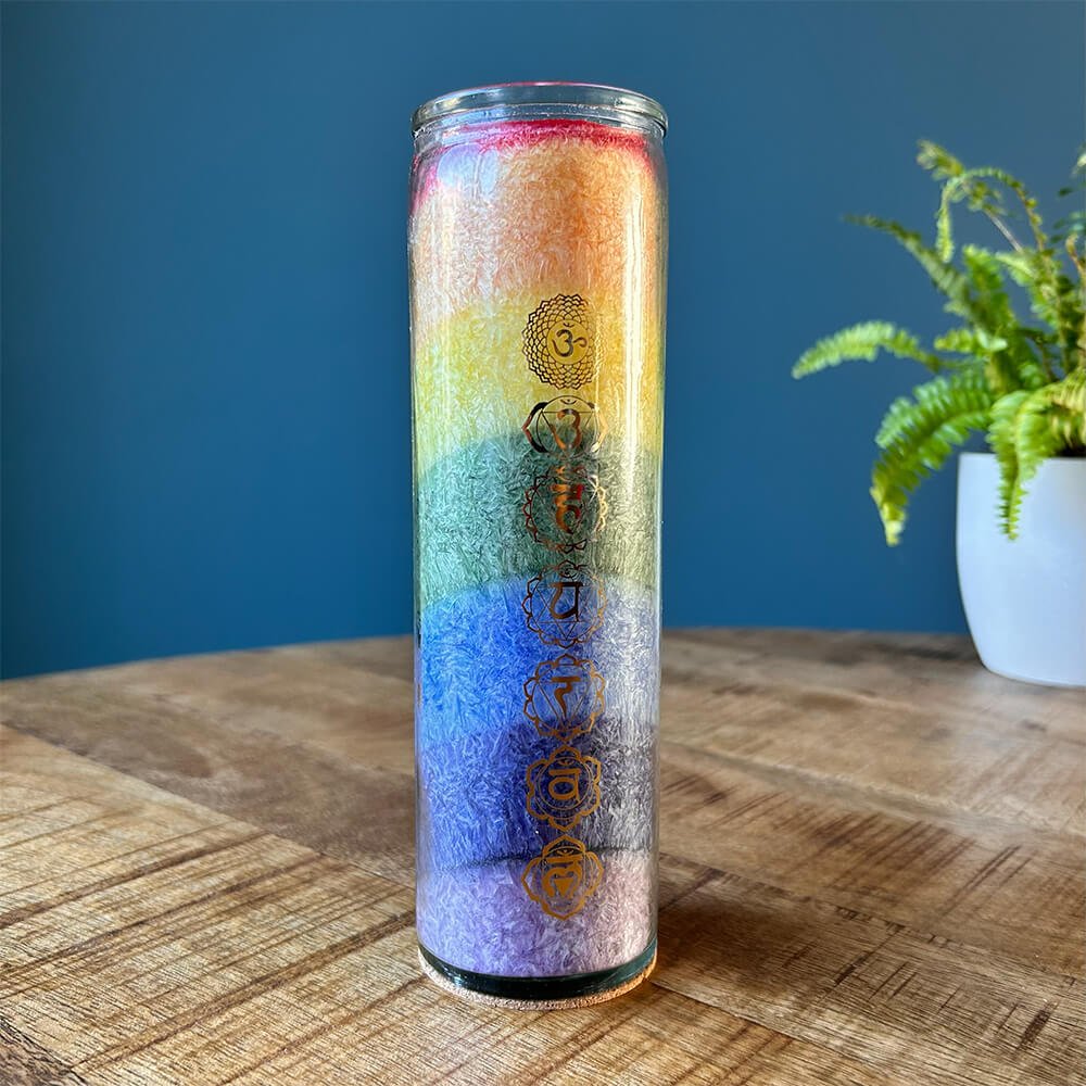 7 Chakras Candle with Essential Oils